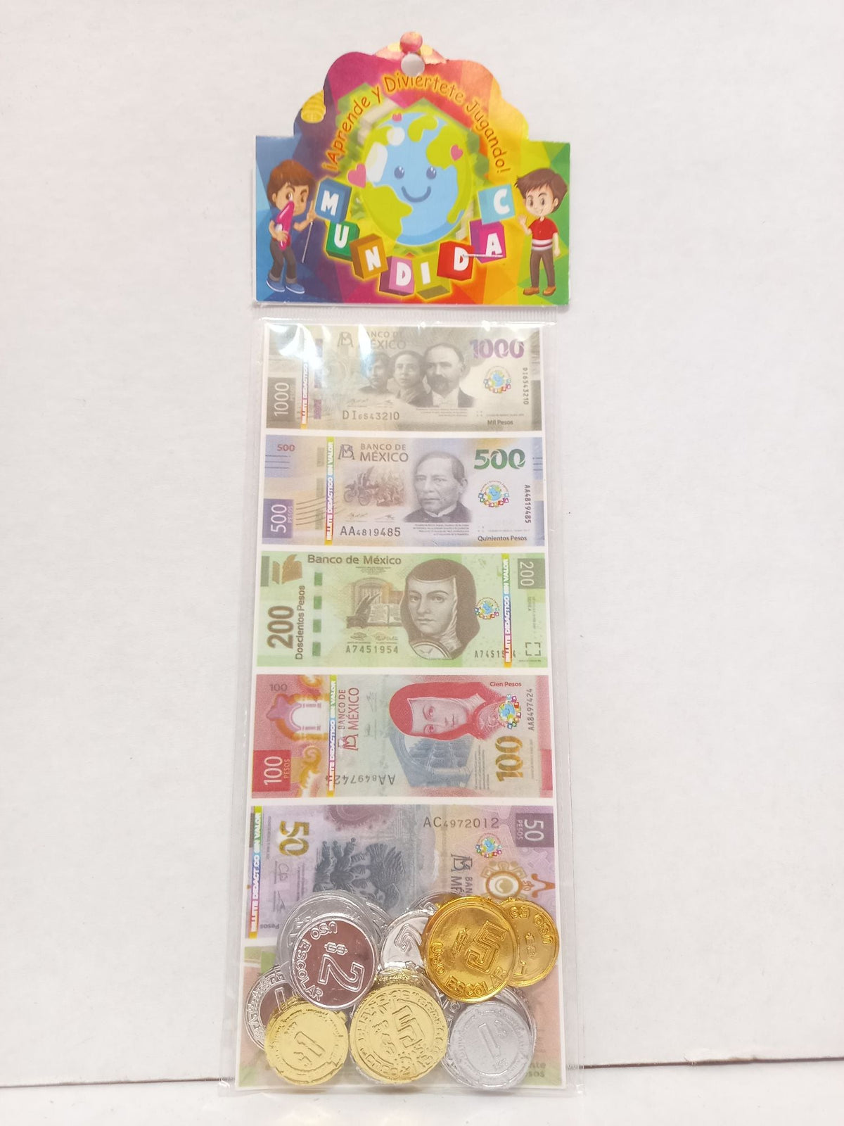 BILLETES CON MONEDAS MINI