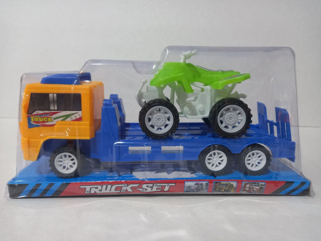 Carro trailer con cuatrimoto