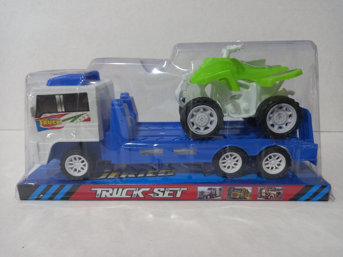 Carro trailer con cuatrimoto