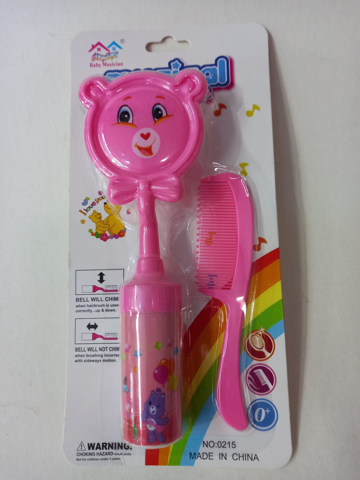 Cepillo con sonaja bebé
