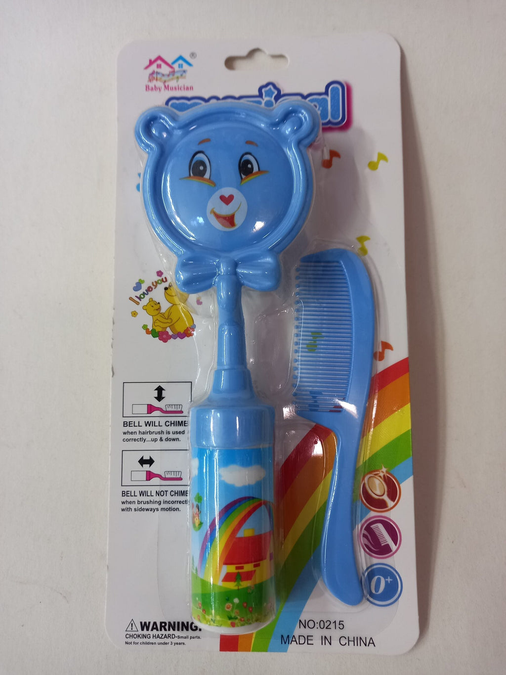 Cepillo con sonaja bebé