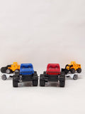 JEEP ROAD CON MAQUINA DE CONSTRUCCIÓN