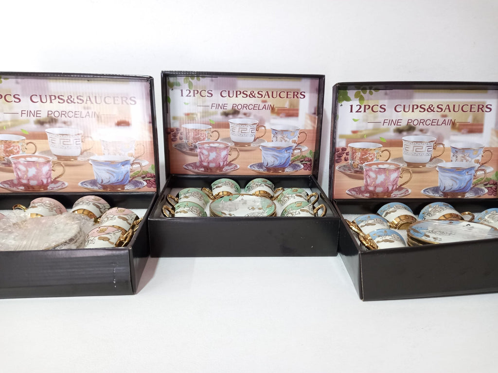 Jgo de tazas de porcelana 746