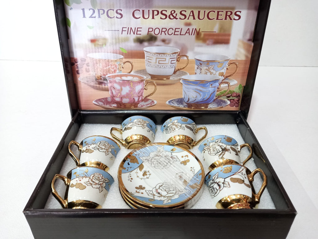 Jgo de tazas de porcelana 746