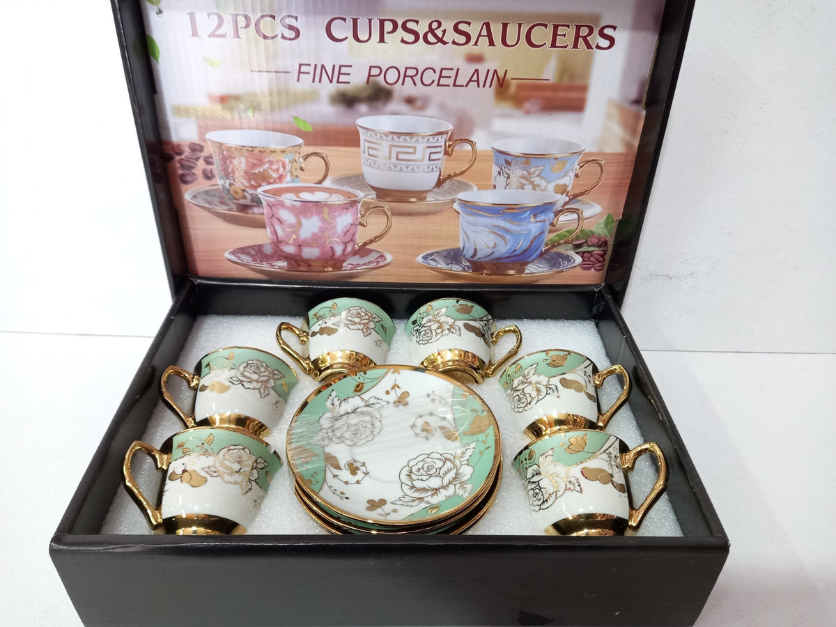 Jgo de tazas de porcelana 746