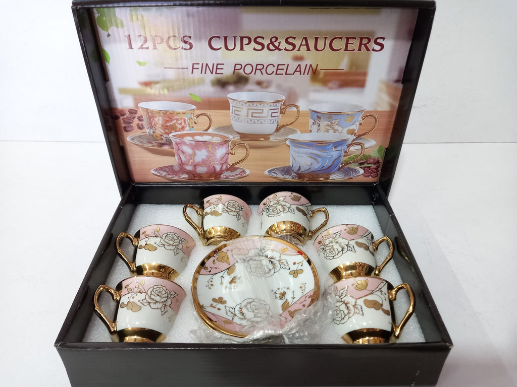Jgo de tazas de porcelana 746