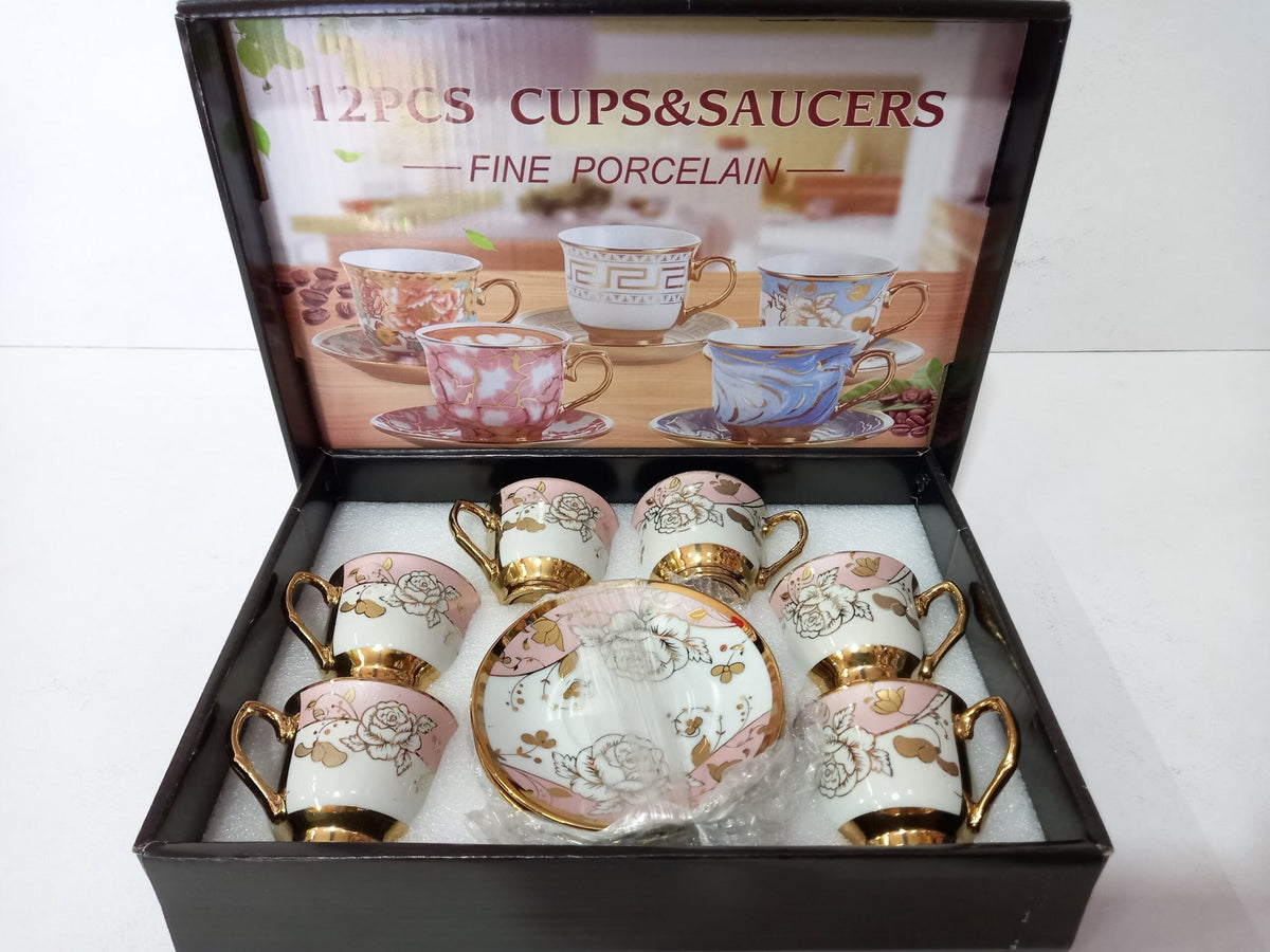Jgo de tazas de porcelana 746