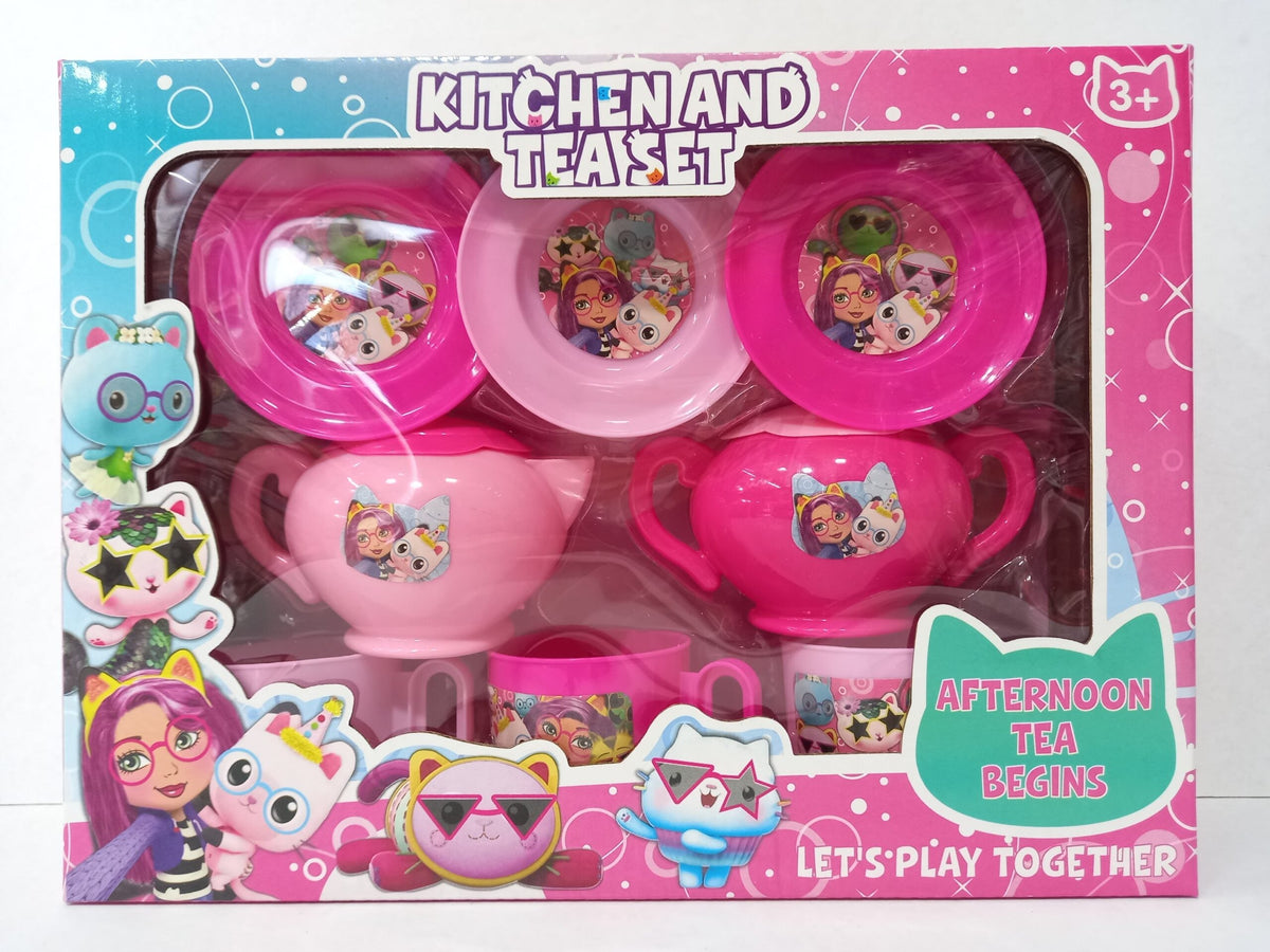 Juego de té gato