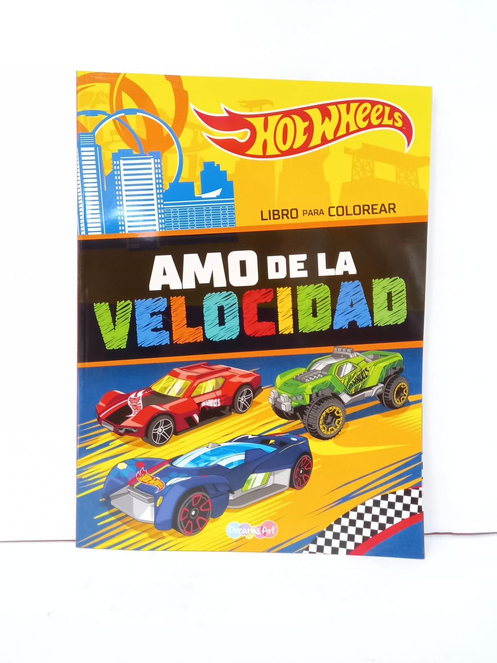 LIBRO COLOREAR HOTWHEELS