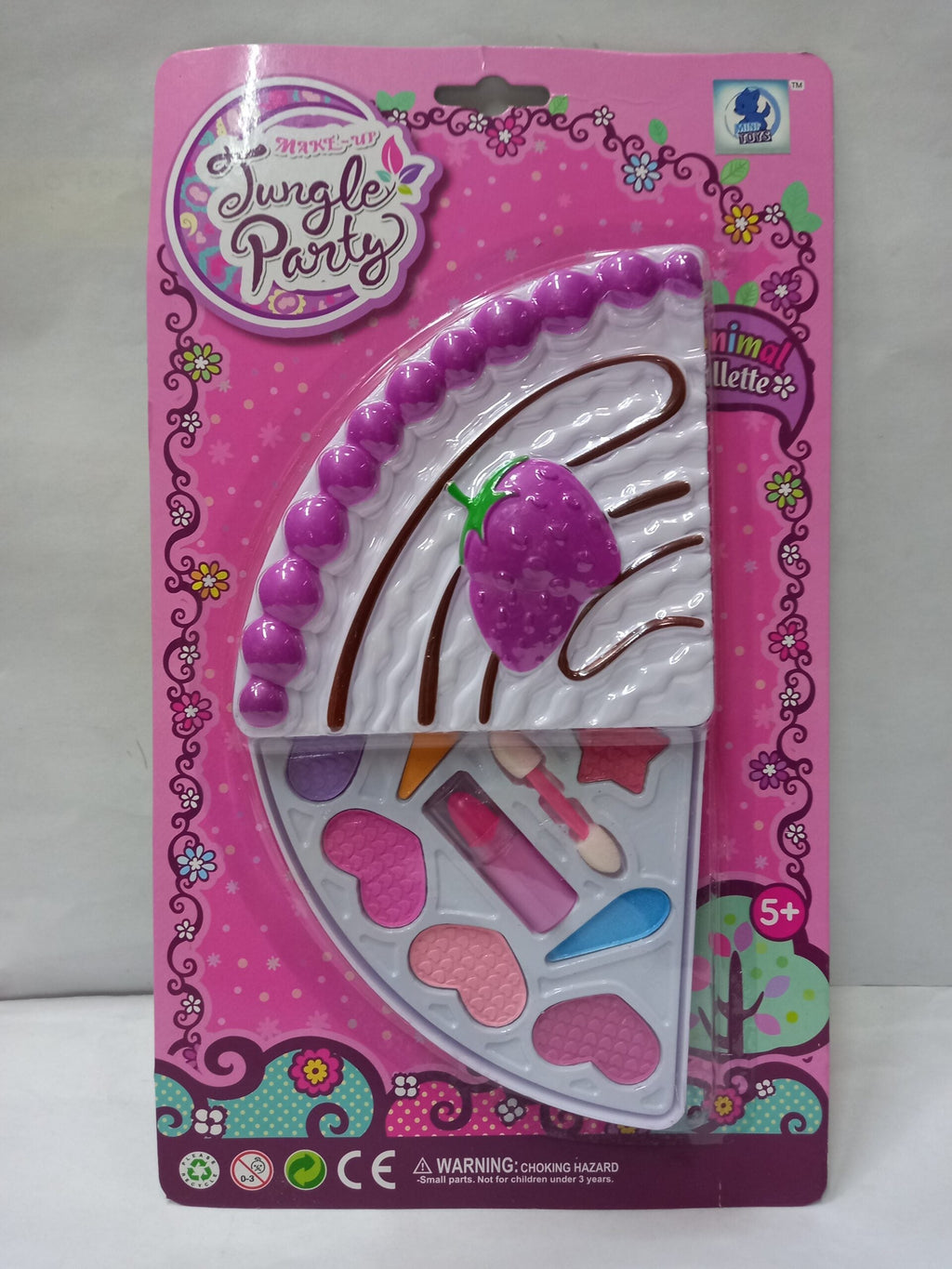 Maquillaje zapatilla, helado y pastel
