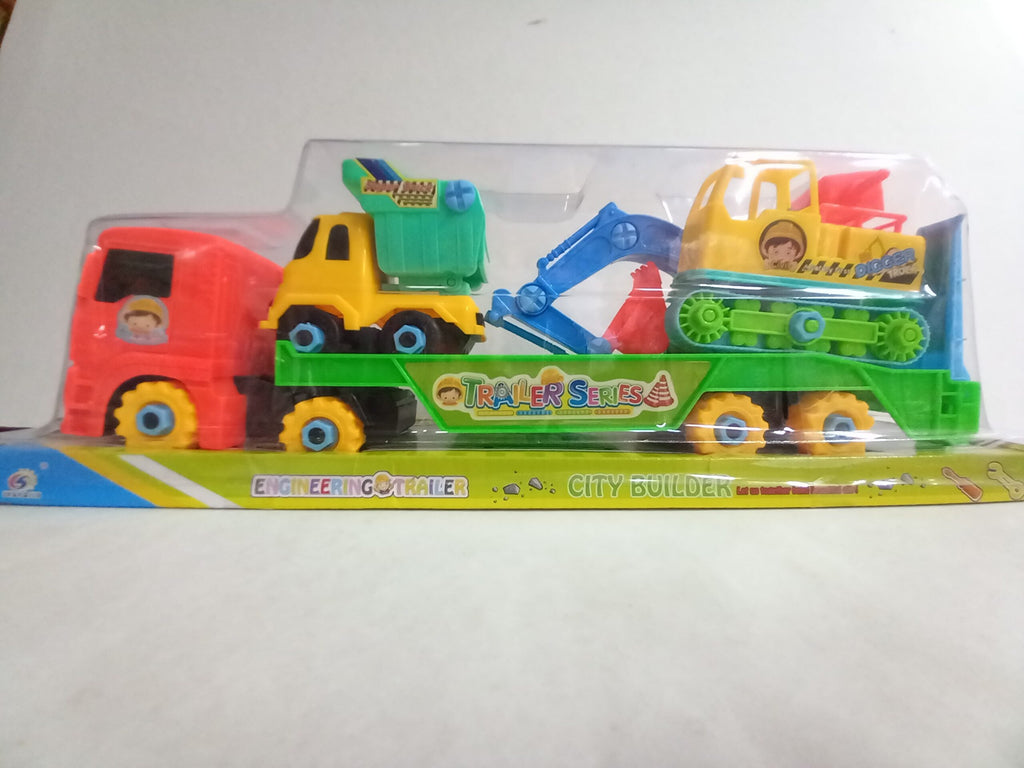 Nodriza con carros de construcción