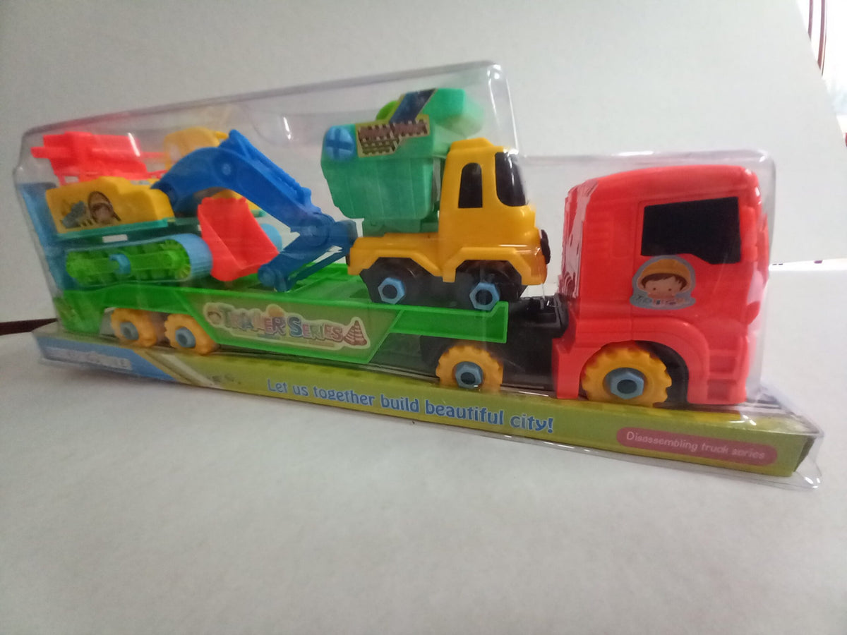 Nodriza con carros de construcción