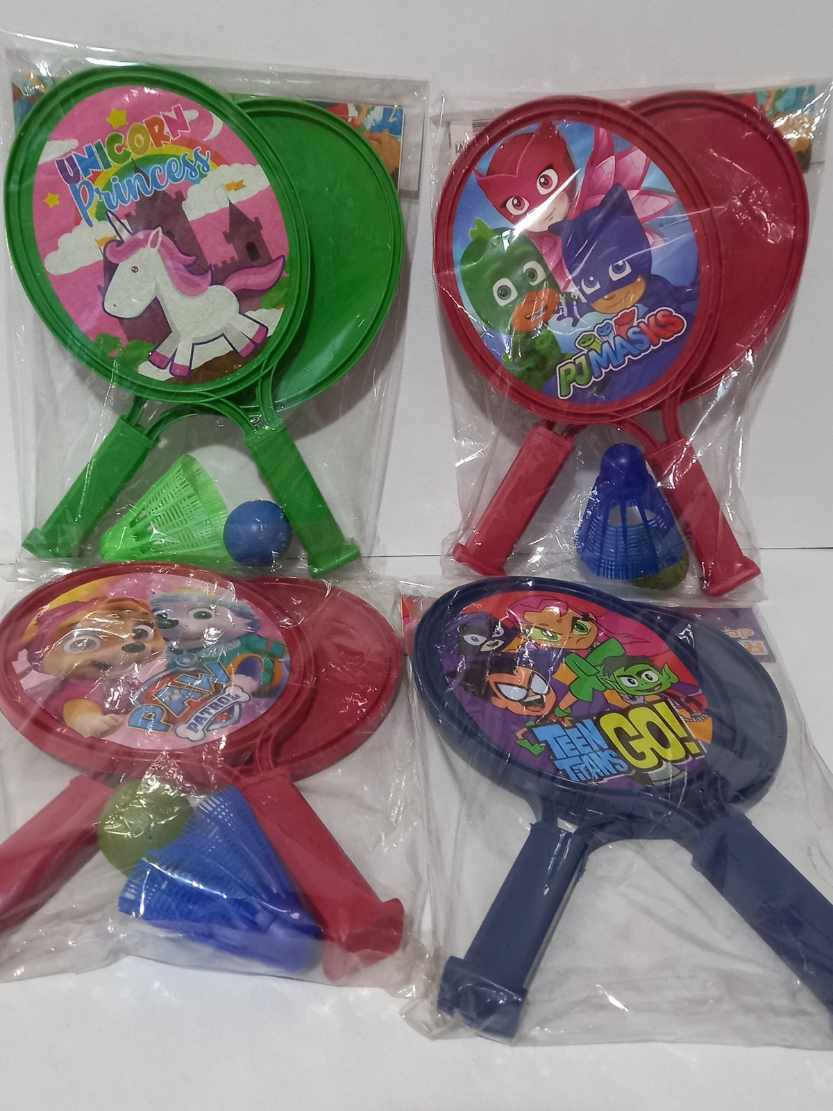 Raqueta personajes
