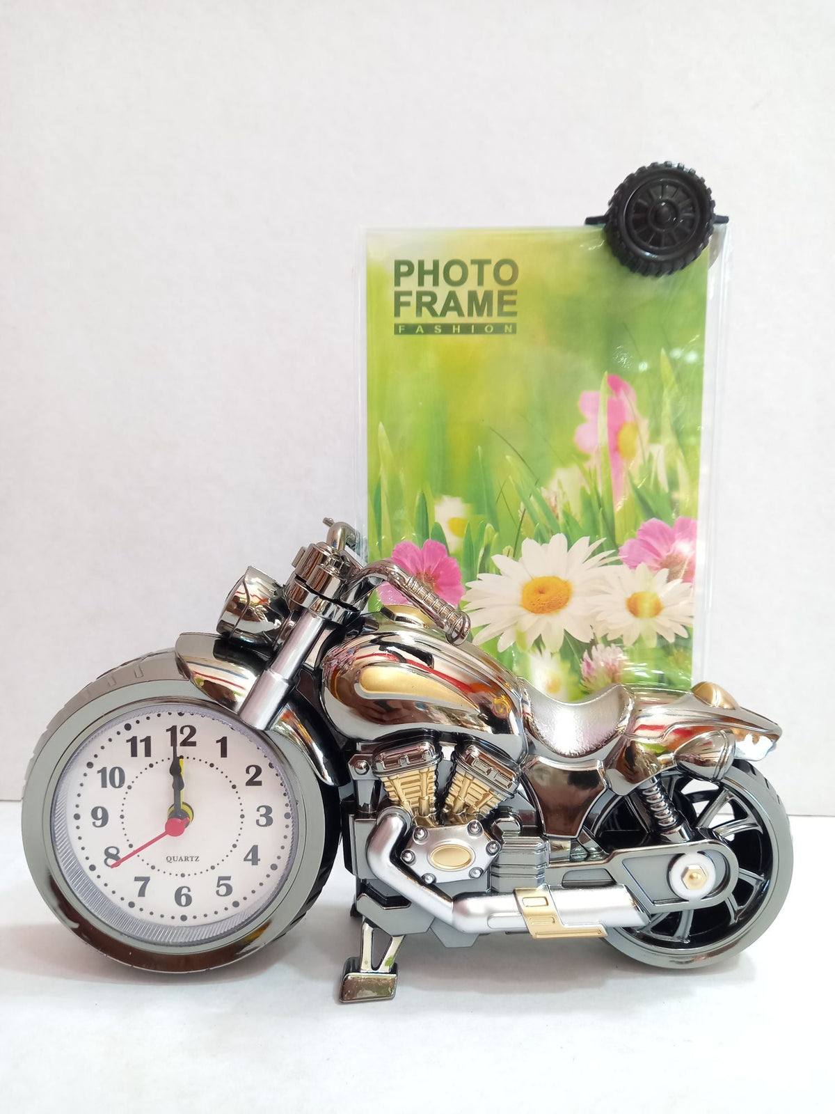 RELOJ MOTO CON PORTA