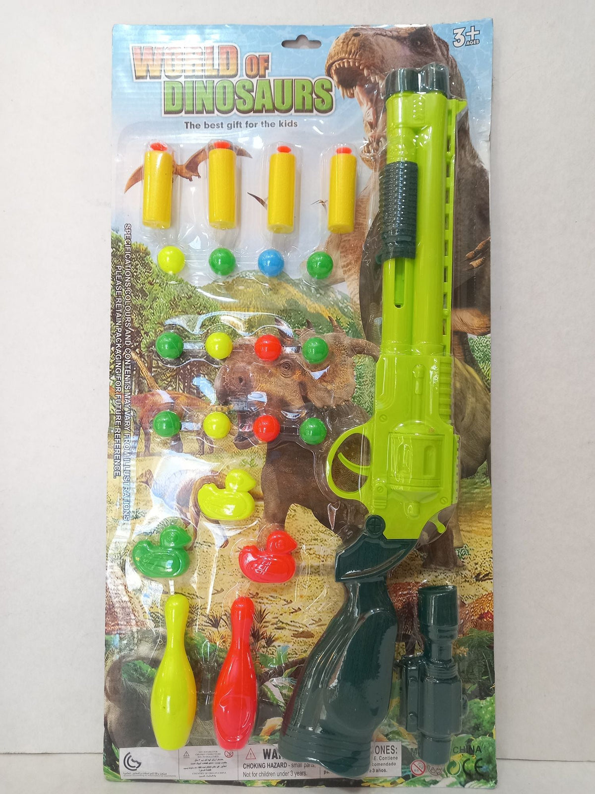Rifle world of dinosaurs