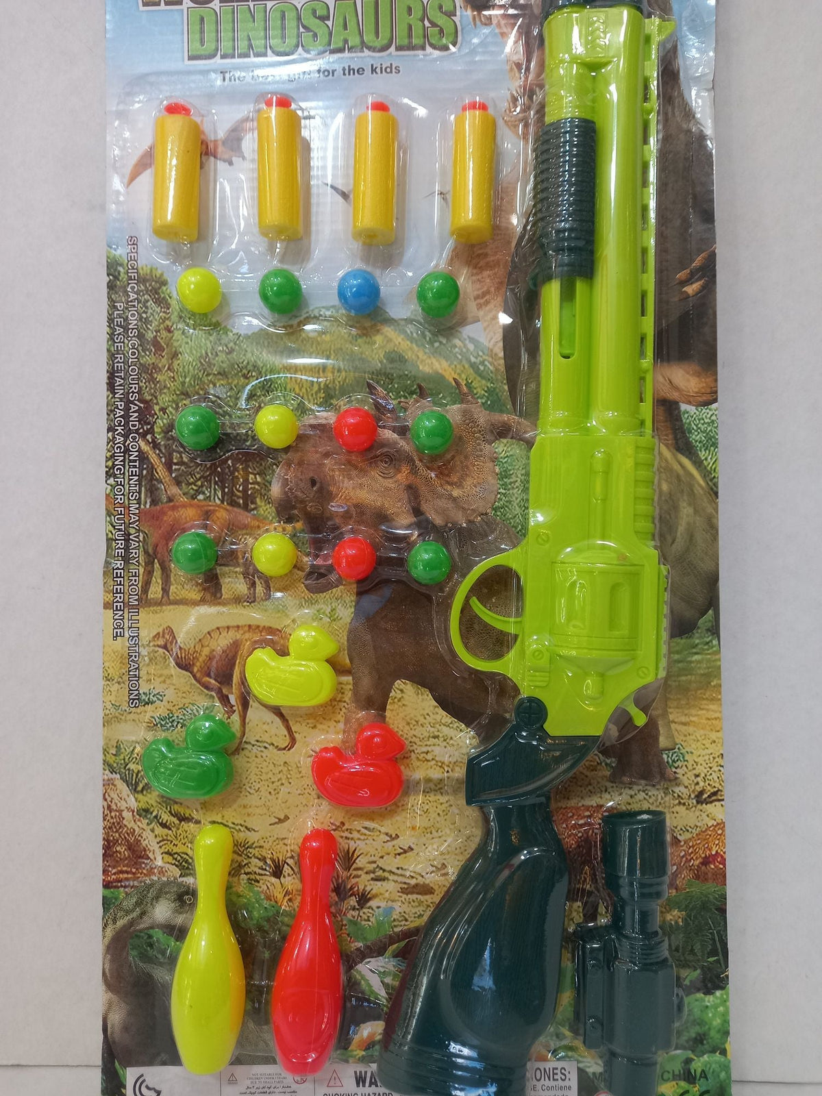 Rifle world of dinosaurs
