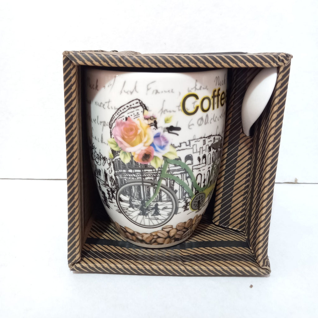 TAZA BICI MONUMENTO CON CUCHARA
