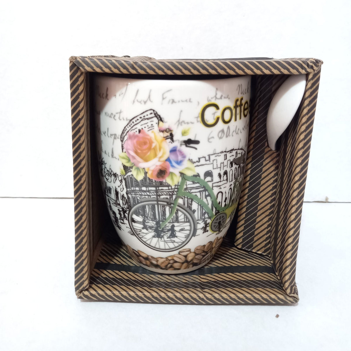 TAZA BICI MONUMENTO CON CUCHARA