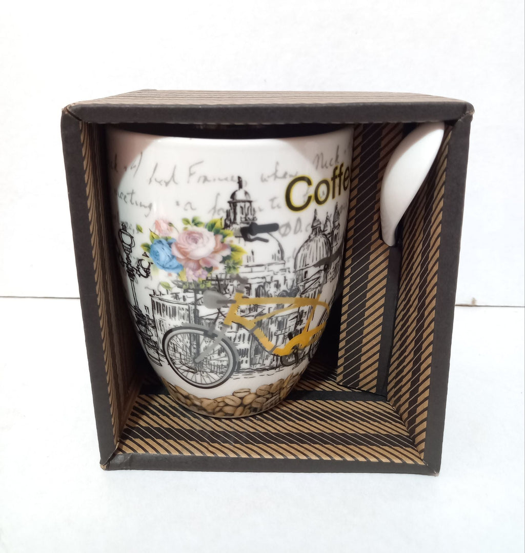 TAZA BICI MONUMENTO CON CUCHARA