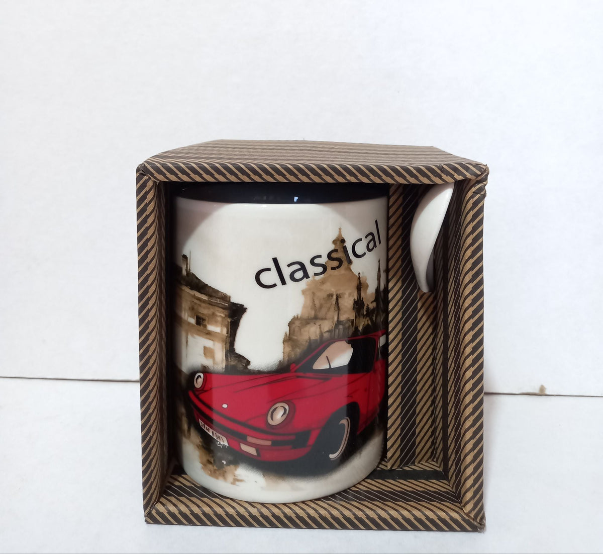 TAZA CARRO CON CUCHARA