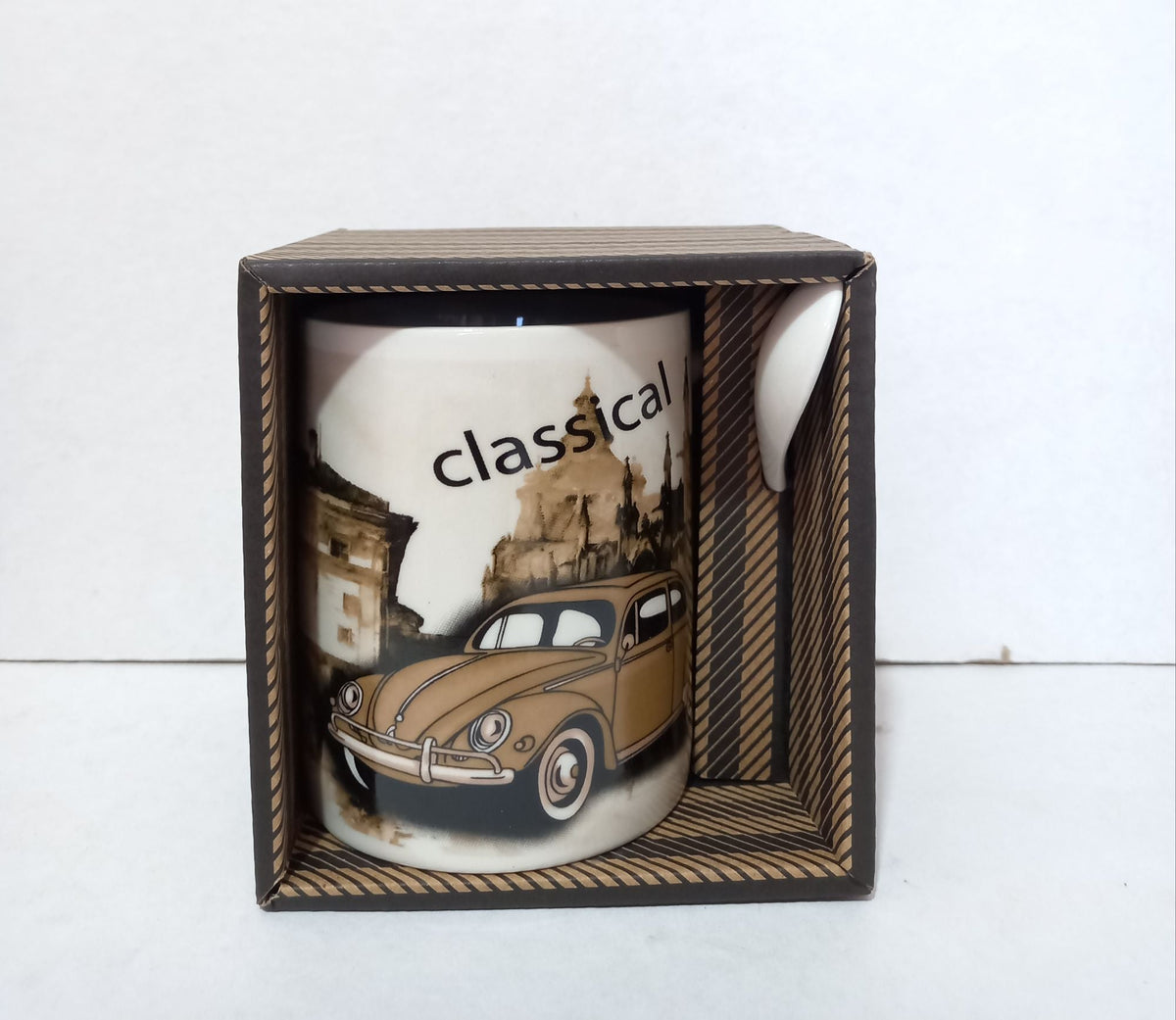 TAZA CARRO CON CUCHARA