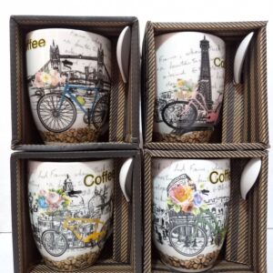 TAZA BICI MONUMENTO CON CUCHARA