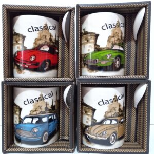 TAZA CARRO CON CUCHARA