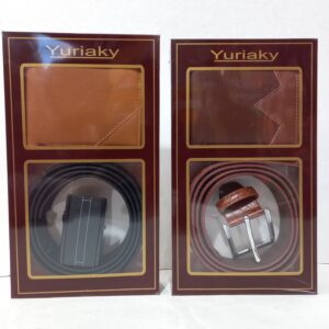 SET DE BILLETERA CON CINTURON