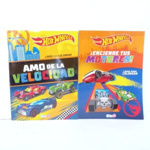 LIBRO COLOREAR HOTWHEELS